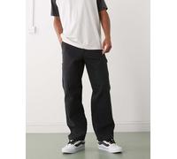 Vans - Drill Chore - Pantaloni neri ampi lavaggio vintage-Nero W76cm