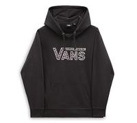 Vans Drop V Cheetah Pullover Fleece Felpa con Cappuccio, Licorice, S Donna