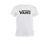 Vans Drop V SS Crew T-Shirt, White, S Donna