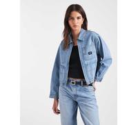 Vans - Emily - Giacca squadrata blu lavaggio stone wash XS