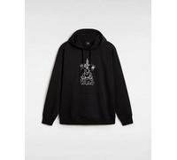 Vans Felpa C/Cappuccio Unisex Crazy Eddy 66 Loose Hoodie - BLK (Black/White)