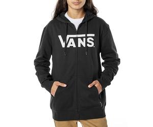 Vans Felpa con Cappuccio e Zip Classica da Uomo, Nero, M