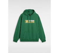 Vans - Felpa con cappuccio Hi Stretch, Uomo, Verde, Taglia: L