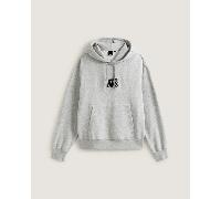 Vans - Felpa con cappuccio Stretch Logo, Uomo, Grigio, Taglia: XL