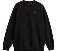 Vans - Felpa da uomo ad ampio raggio - Salton Loose Ft Crew Black per Uomo in Cotone - Taglia L - Nero