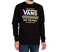 Vans Felpa da Uomo Stackton Crew, Nero, M