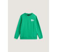Vans - Felpa girocollo Bambino/a By Blocked (8-14 anni), Verde, Taglia: S