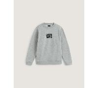 Vans - Felpa girocollo Bambino/a Stretch Logo (8-14 anni), Grigio, Taglia: L