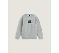 Vans - Felpa girocollo Bambino/a Stretch Logo (8-14 anni), Grigio, Taglia: S