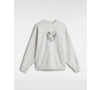 Vans - Felpa girocollo Skate Smile Spike, Uomo, Grigio, Taglia: XS