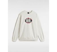 Vans - Felpa girocollo Spray On Loose, Uomo, Bianco, Taglia: XL