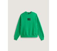 Vans - Felpa girocollo Stretch Logo, Uomo, Verde, Taglia: S