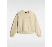 Vans - Felpa girocollo Style 76, Donna, Beige, Taglia: S