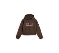 VANS Felpa 'Inferno' marrone scuro / bacca / rosa Bambini VANS 164-176
