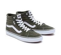Vans Filmore Hi, Scarpe da Ginnastica Uomo, Suede/Canvas Grape Leaf/White, 44 EU