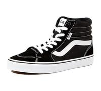 Vans Filmore Hi, Sneaker Donna, Suede Canvas Black White, 42.5 EU