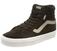 Vans Filmore Hi, Sneaker Donna, Suede Metallic Black Hematite, 37 EU