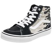 Vans Filmore Hi, Sneaker Unisex - Bambini e Ragazzi, Tonal Flames Grey White, 35 EU