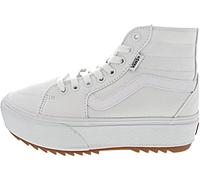 Vans Filmore Hi Tapered Platform ST, Sneaker, Donna, Canvas White, 39 EU