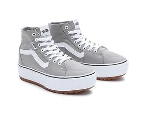 Vans Filmore Hi Tapered Platform StSneaker da Donna, Tela Drizzle, Fällt Normal aus!