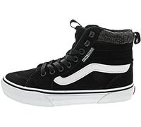 Vans Filmore Hi VansGuard, Sneaker Donna, Suede Black White, 36 EU
