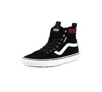 Vans Filmore Hi VansGuard, Sneaker Uomo, Suede Black Red Plaid, 42.5 EU