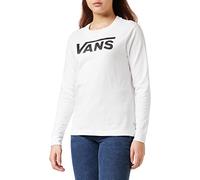 Vans Flying V Classic LS BF, Maglia a Maniche Lunghe Donna, Bianco (White Wht), 44 (Taglia Produttore: Large)