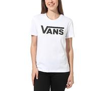 Vans Flying V Crew Tee T-Shirt Donna, Bianco (White/White), Small