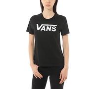 Vans Flying V Crew Tee T-Shirt Donna, Nero (Black/Blk), X-Large