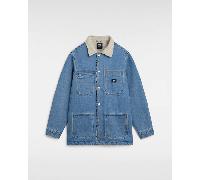Vans - Giacca chore in drill di denim e sherpa, Uomo, Blu, Taglia: XS