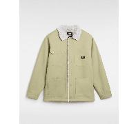 Vans - Giacca chore in drill e sherpa, Uomo, Beige, Taglia: XL