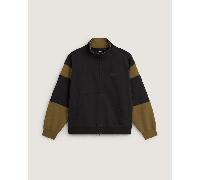 Vans - Giacca con collo a lupetto e zip intera Retro Sport, Uomo, Nero, Taglia: M