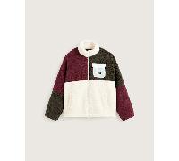 Vans - Giacca con zip intera a blocchi di colore Wren, Uomo, Bordeaux, Taglia: S