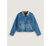 Vans - Giacca corta chore in denim Nicola, Donna, Blu, Taglia: XXS