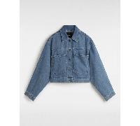 Vans - Giacca corta in denim Raynes, Donna, Blu, Taglia: XL