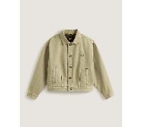 Vans - Womens Pomona Station Jacket Soft Sage, Donna, Beige, Taglia: XXL
