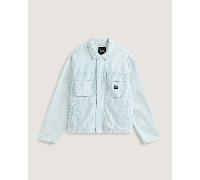 Vans - Giacca in denim a righe Umber, Uomo, Grigio, Taglia: XS