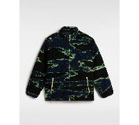 Vans - Giacca in sherpa con zip intera Slip Stream, Uomo, Nero, Taglia: XS