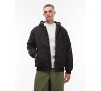 Vans - Giacca in tela nera con zip-Nero 2XL