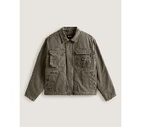 Vans - Giacca in tela Umber Pigment, Uomo, Beige, Taglia: XS