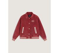 Vans - Giacca Milliken Varsity, Donna, Rosso, Taglia: S