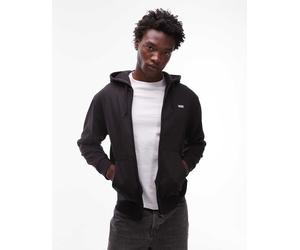 Vans - Giacca sportiva nera con zip e logo sul cuore-Nero XL