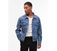 Vans - Giacca trucker in denim blu mimetico M