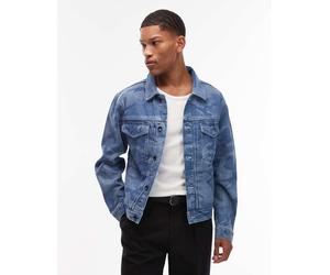 Vans - Giacca trucker in denim blu mimetico M