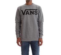 Vans Herren Herren Sweatshirt Classic Crew Fleece Sweatshirt, grau, L, V00YX0ADY