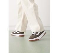 Vans - Hylane - Sneakers in camoscio marroni-Marrone 35