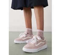 Vans - Hylane - Sneakers in camoscio rosa chiaro con suola spessa 43