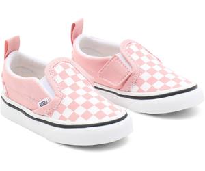 Vans I bambini che amano il classico FTW Sneaker Td Slip-On V (Checkerboard) Powder Pink/True White 23,5 Nero