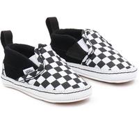Vans I bambini che vivono la Classic FTW Sneaker in Slip-On V Crib (Checker) Black/Truewhite 19 Nero