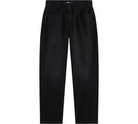 Vans - Jeans a gamba dritta - Check 5 Mid Rise Straight Pant Black Rinse per Donne in Cotone - Taglia 26 US - Nero